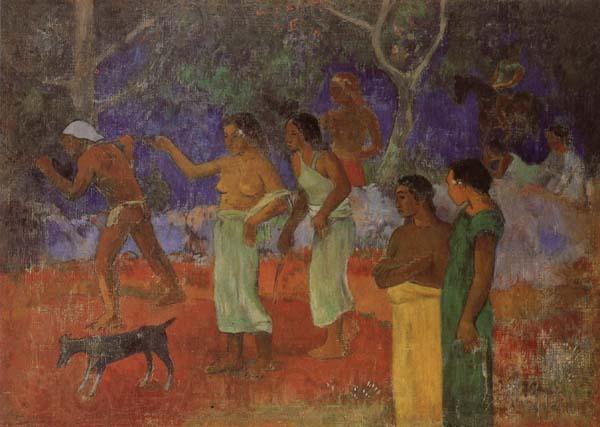 Paul Gauguin Scene from Tahitian Life Norge oil painting art
